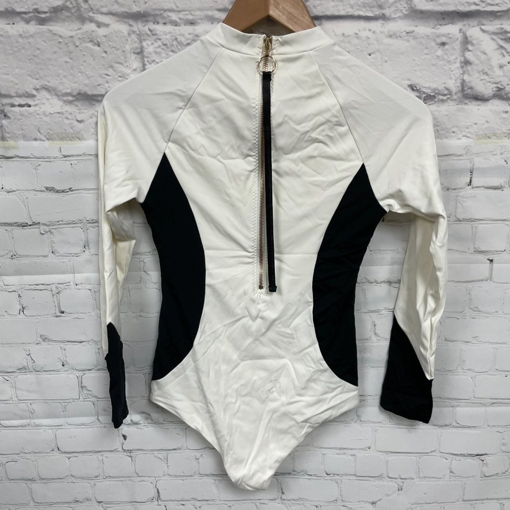 Aviator Nation ColorBlock Surf Suit Rash Guard - Picture 2 of 16